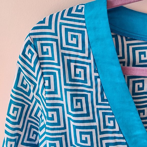 Kenneth Cole Reaction | Teal Swim Coverup | 100% Cotton | Size S - Picture 2 of 4